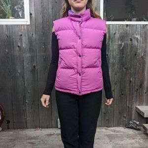 North face down puffer vest